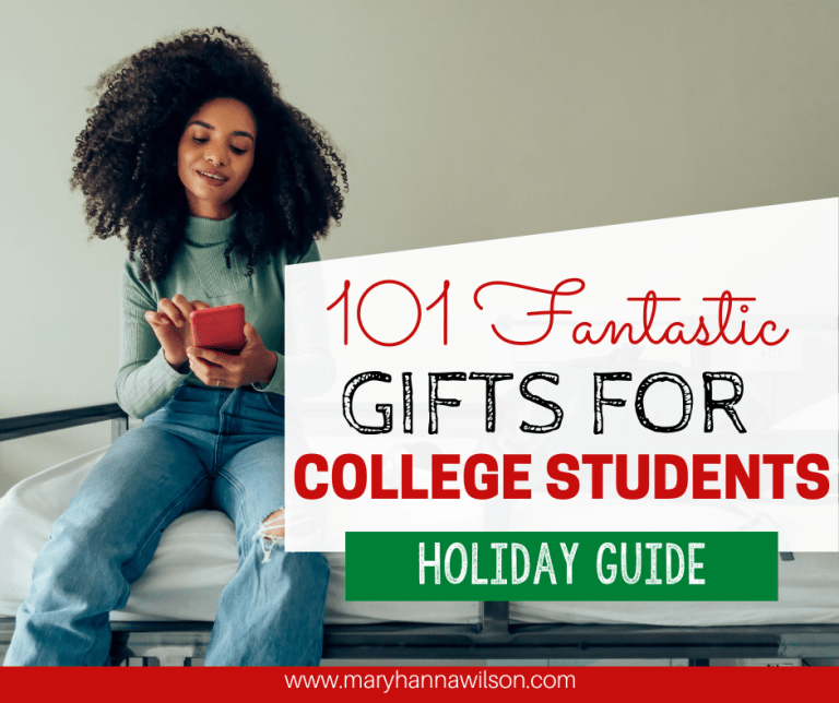 Find an extensive list of 101 gifts for college students this year.
