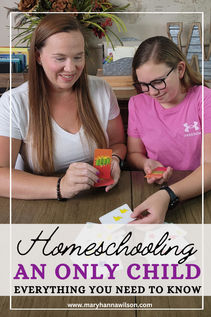 Tips and Ideas for homeschooling an only child