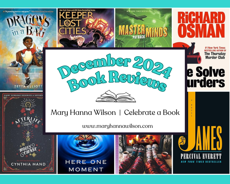 My book reviews for December 2024. This image contains a few of the covers.